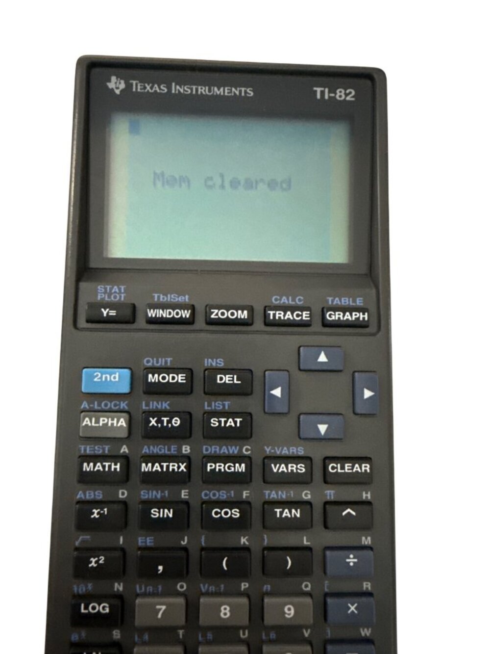 Texas Instruments TI-82 Graphing Calculator With Box & Guidebook - Picture 3 of 4